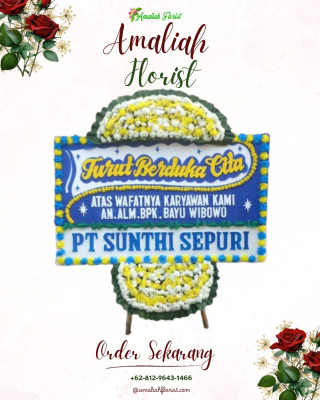 Papan Bunga Duka di Beoga Timur