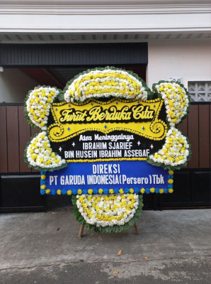 Papan Bunga Duka di Beoga Timur