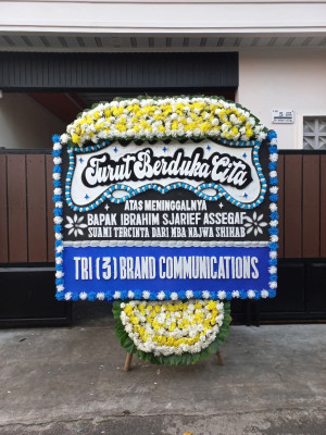 Papan Bunga Duka di Beoga Timur